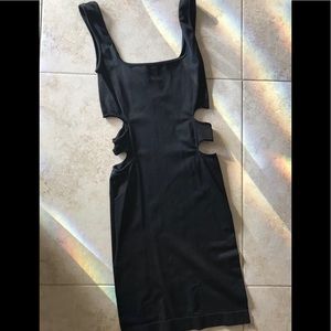 BEBE Bodycon cutout tank dress size P/S